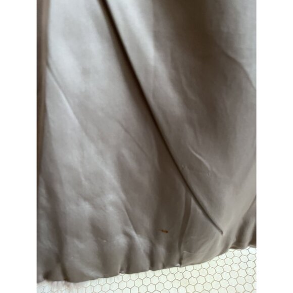 Vintage 60s Mink Fur Coat Tan Double-Breasted Design Long Sleeves Satin Lining - Picture 8 of 11